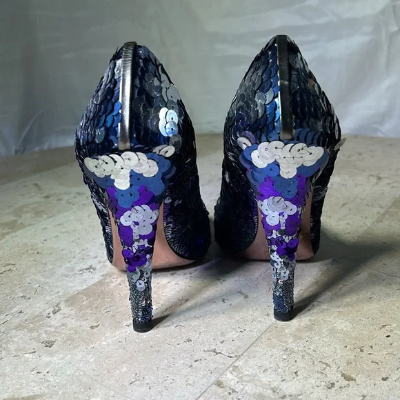 Mui Mui sequin pumps. Size 36.